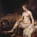 cuadro Betsab� con la carta de David, de Rembrandt